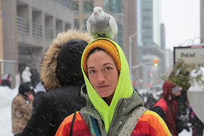 Police Block Central Ottawa : Truck Protest : February 2022 : Personal Photo Projects : Photos : Richard Moore : Photographer